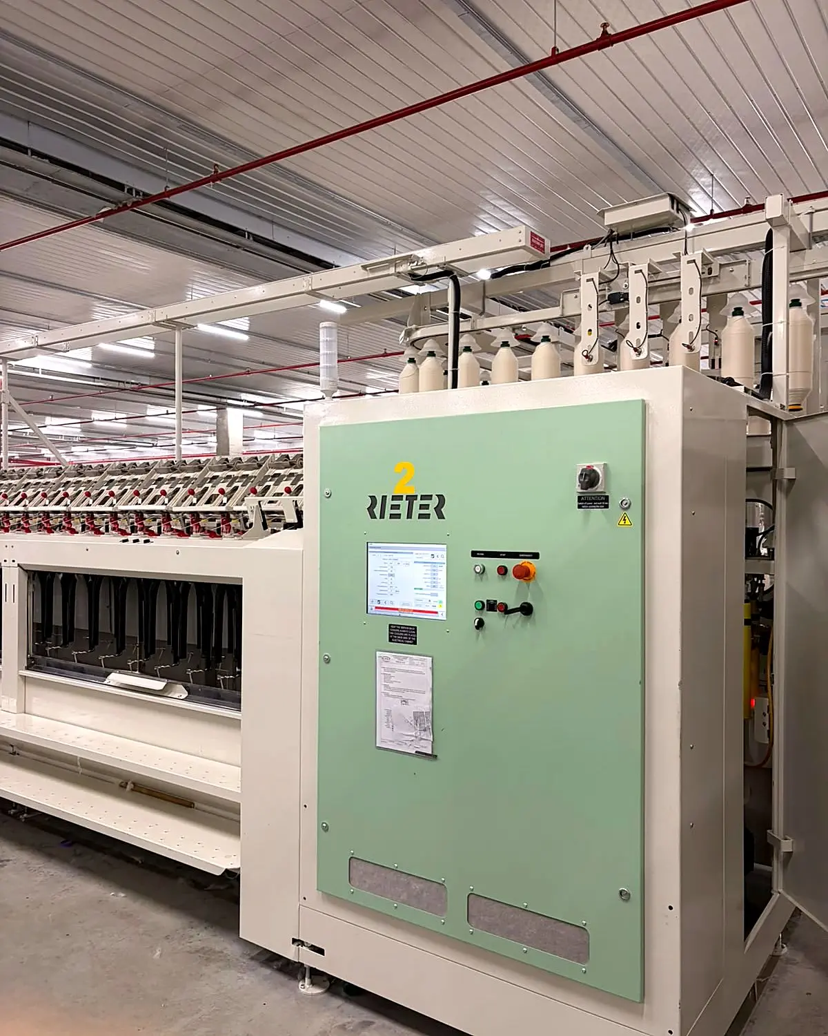 Rieter makine kontrol paneli